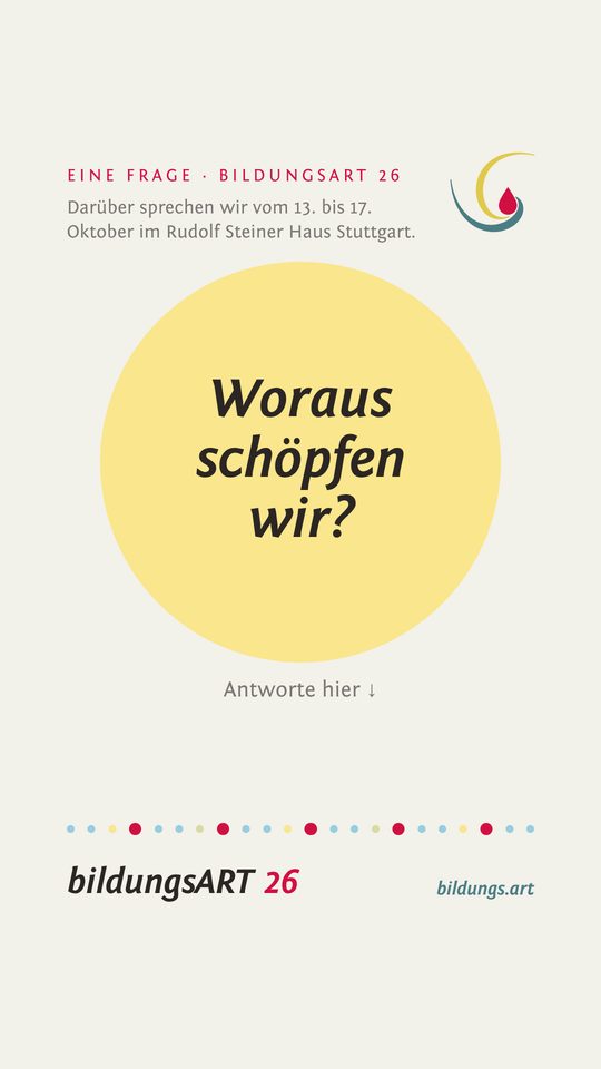 Story: Frage, woraus schöpfen wir?