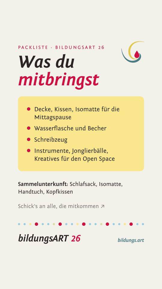 Story: Packliste